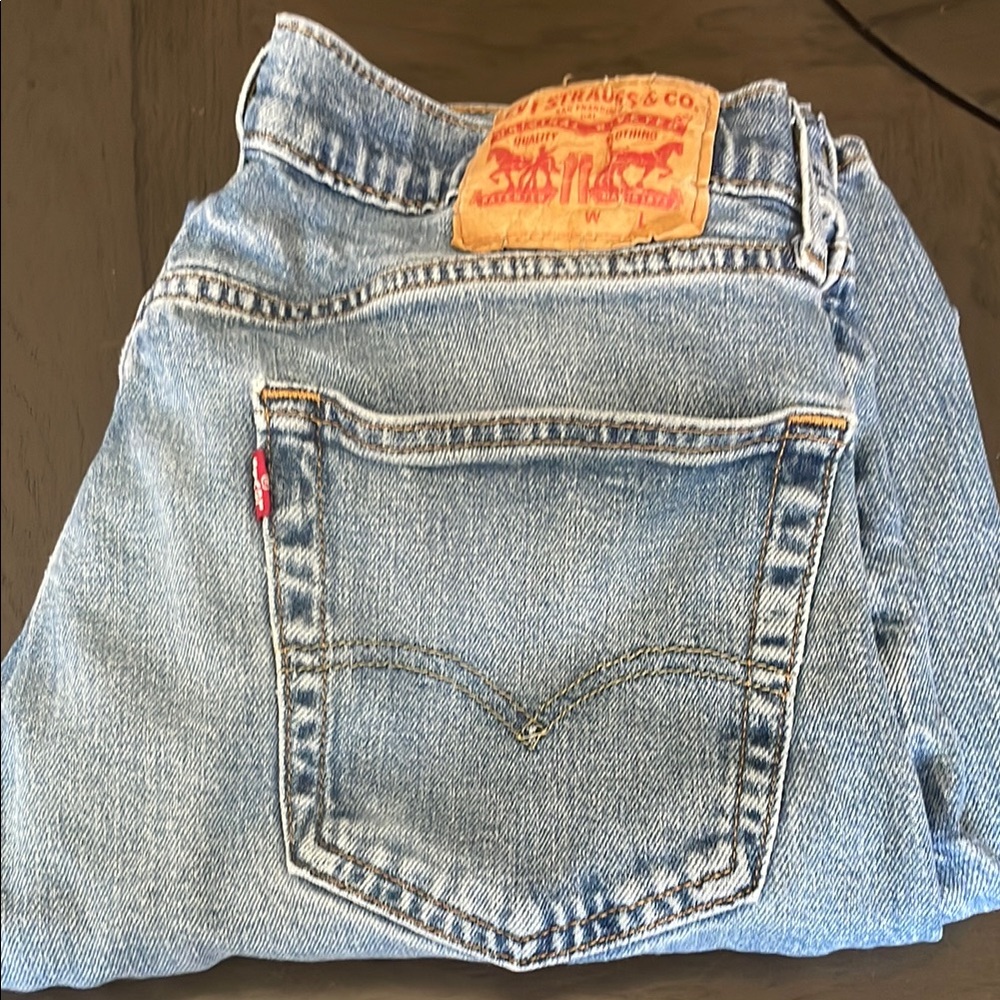 Levi's 505 Light Blue Denim Jeans